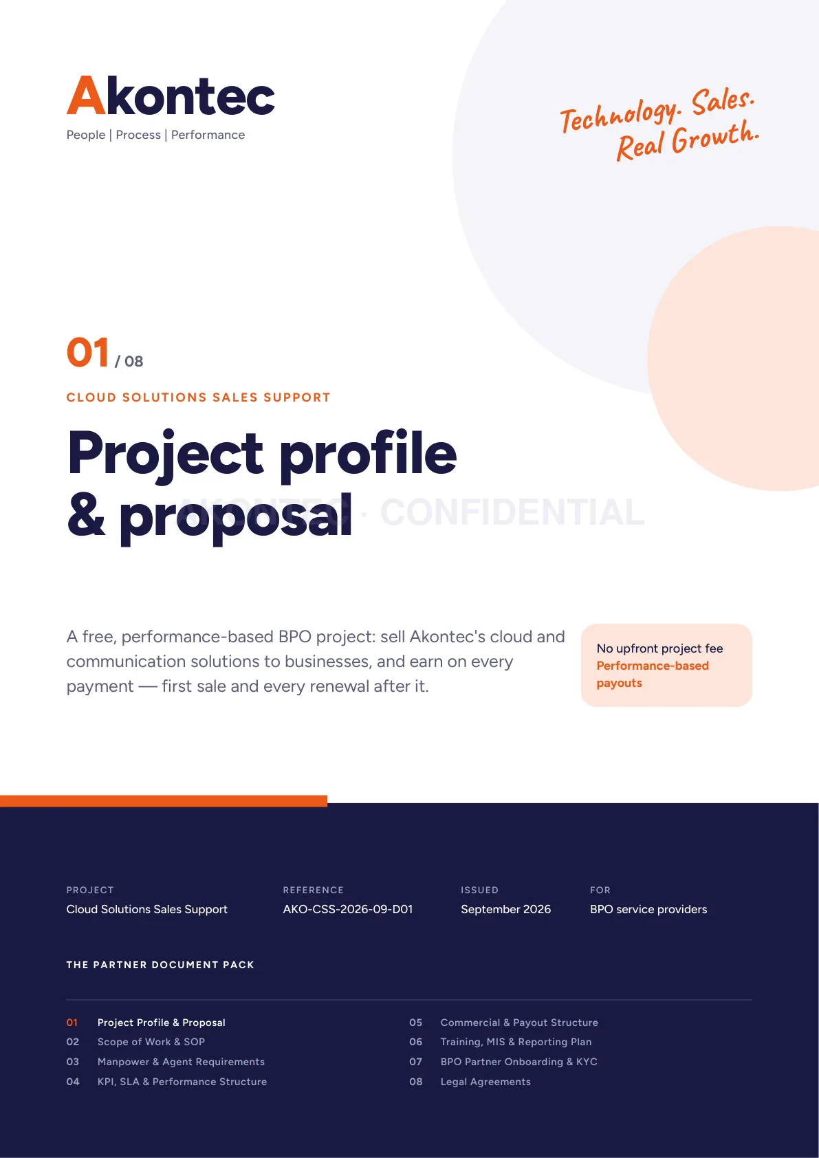 Project Profile & Proposal — page 1